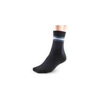 Men Sport Sock 2 Pack, colour black / turquoise size 6/8