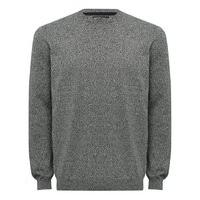 mens cotton twist crew neck jumper marl effect colouring comfortable 1 ...