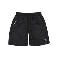 mens training zone sports shorts black