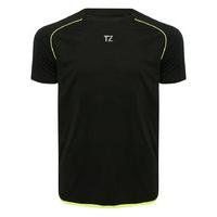 Mens Training Zone short sleeve t-shirt gym running active crew neck top - Black