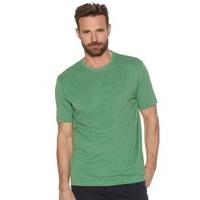 Mens Short Sleeve Basic Plain Crew Neck Cotton Blend Coloured T-Shirt - Mint