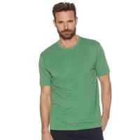 Mens Short Sleeve Basic Plain Crew Neck Cotton Blend Coloured T-Shirt - Mint