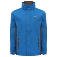 mens regatta waterproof panelled casual outdoor jacket blue