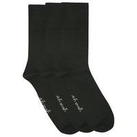 Mens Plain Black Gentle Grip Everyday Soft Touch Ankle socks - 3 pack - Black