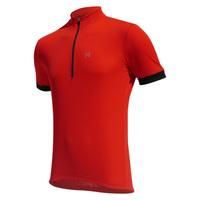 Merlin Wear Core Short Sleeve Cycling Jersey - Red / Small