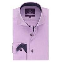 Men\'s Curtis Lilac Slim Fit Shirt - High Collar - Single Cuff