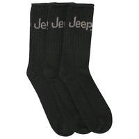 Mens Thick Cotton Rich Ribbed Leg Boot Sock 3 Pack - Black