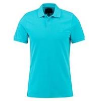 Men\'s Turquoise Slim Fit Polo Shirt - Short Sleeve