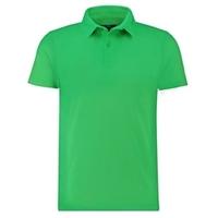 Men\'s Green Slim Fit Garment Dye Polo Shirt - Short Sleeve