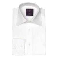 mens unique plain white slim fit cotton stretch designer shirt