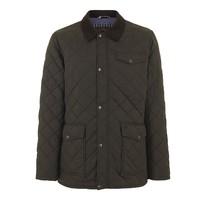 Merc Alcester Quilted Jacket - Dark Khaki