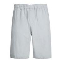 mens grey technical oversized shorts grey