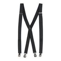 Mens Black Skinny Braces, Black