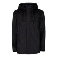 Mens Black Tech Windbreaker Jacket, Black