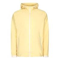 Mens Yellow Zip Through Shell Jacket, Yellow