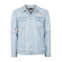 Mens Blue ANTIOCH Western Denim Jacket*, Blue