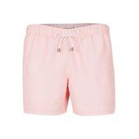 Mens Pink Marl Print Swim Shorts, Pink