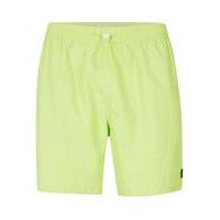 Mens Neon Yellow Skater Swim Shorts, Yellow