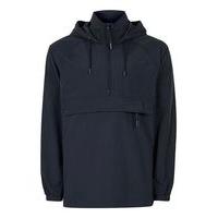 Mens Blue Navy Overhead Half Zip Jacket, Blue