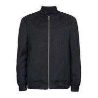 Mens Navy Smart Harrington Jacket, Navy