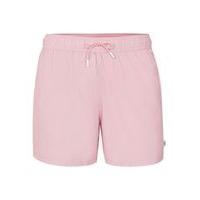 Mens Washed Light Pink Swim Shorts, Pink