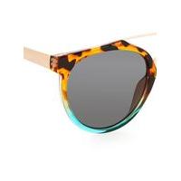 Mens Brown JEEPERS PEEPERS Blue Faded Tortoiseshell Sunglasses*, Brown