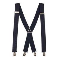 Mens Blue Navy Stripe Braces, Blue