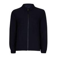 mens blue navy zip through lightweight smart jacket blue