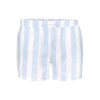 Mens Light Blue Stripe Swim Shorts, Light Blue