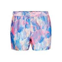 Mens Multi Pastel Print Swim Shorts, Multi