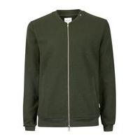 Mens Green PETER WERTH Khaki Cotton Bomber Jacket*, Green