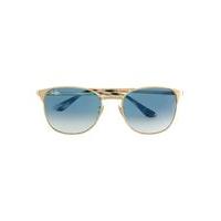 Mens GOLD RAY-BAN Blue Lens Signet Sunglasses, GOLD