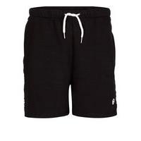 mens hype black technical shorts black