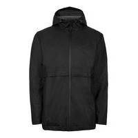 mens rains black wind and rainproof jacket black