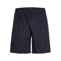 mens multi rogues of london navy patterned tailored shorts multi