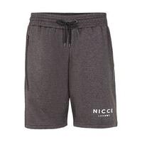 Mens Black NICCE Dark Grey Technical Shorts, Black