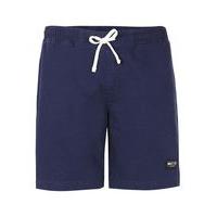 mens blue nicce navy twill shorts blue