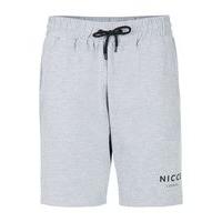 Mens NICCE Grey Jogging Shorts, Grey