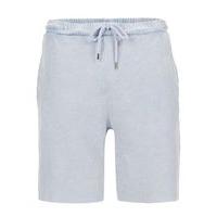 Mens Light Blue Waffle Textured Jersey Shorts, Blue