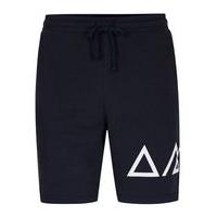 Mens Blue ANTIOCH Navy Sweat Shorts*, Blue