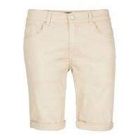 Mens ANTIOCH Stone Stretch Skinny Shorts*, Stone