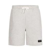 Mens NICCE Grey Waffle Textured Shorts, Grey