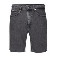 Mens CALVIN KLEIN Black Denim 90\'s Shorts, Black