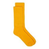 Mens Bright Yellow Tube Socks, Yellow