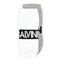 mens multi calvin klein white and grey socks 2 pack multi