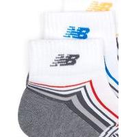 Mens New Balance White Ankle Socks, White