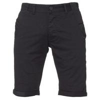 mens slim fit black chino shorts