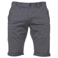 mens slim fit grey chino shorts