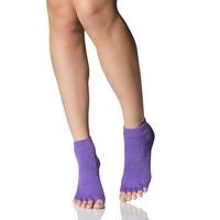 mens and ladies 1 pair toesox half toe organic cotton ankle yoga socks ...