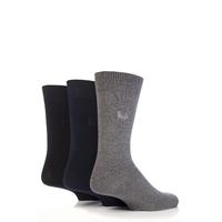 mens 3 pair pringle endrick plain trouser socks